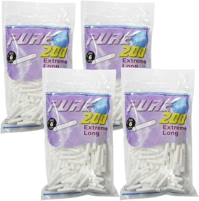 Pure Slim Extreme Long Filters, 200 Count (Set of 4) - NewNest Australia