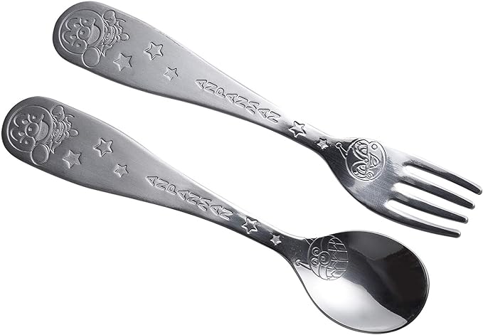 Wreck Anpanman Metal Spoon/Fork (M) Made in Japan Stainless Steel M Size KK239 - NewNest Australia
