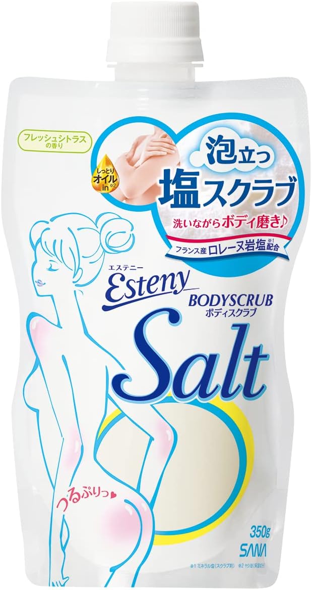 Estheny Salty Scrub Foaming Salt Scrub Body Scrub Lorraine Rock Salt 350g - NewNest Australia