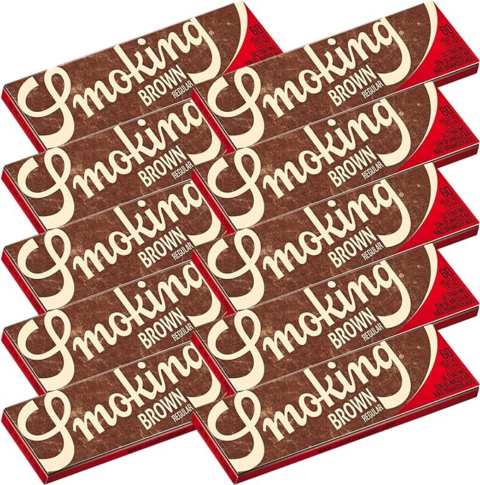 Smoking Brown Hand Winding Single Paper 60 Sheets 5.10.20 Pieces (Set of 10) - NewNest Australia