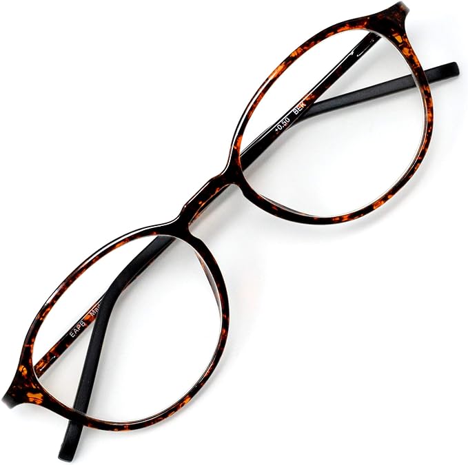 [EYEWEAR AIR] Eyewear Air Reading Glasses Stylish Women's Men's Blue Light Cut 35% Boston Tortoiseshell +2.00 - NewNest Australia