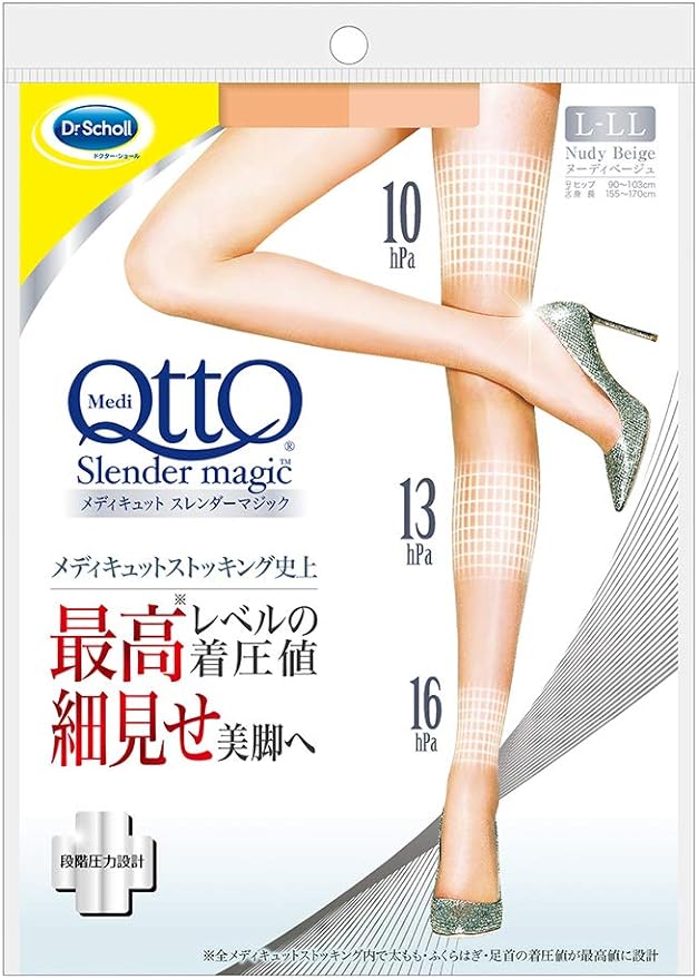 Compression Stockings Medicut Slender Magic Stockings Nudie Beige L-LL Compression Pressure - NewNest Australia