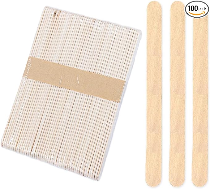 Brazilian Wax Hair Removal Disposable Disinfected Small Spatula 100 Pcs - NewNest Australia