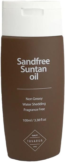 TAVARUA Sand-Free Sun Oil 3.4 fl oz (100 ml) / Made in Japan 5001 Sun Oil for Outdoor Activities Camping Sunburn Oil Surfing Camping Fishing Diving Outdoor Safari Men Women - NewNest Australia