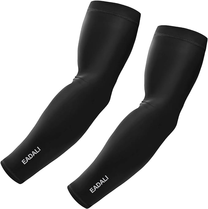 Eadali Arm Cover Set of 2 Unisex 8 Solid Colors Cooling Effect Sweat-Absorbent Quick-Drying Anti-Slip UPF 50 + UV Protection Sunscreen Cover Anti-UV Sports Activities for both arms - NewNest Australia