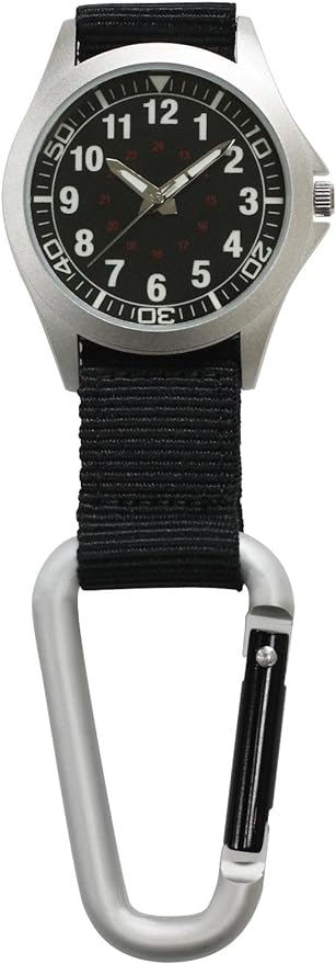Clefer CB-A4153-BKB Pocket Watch, Black, A4153.Black, pocket watch hook, fashion - NewNest Australia