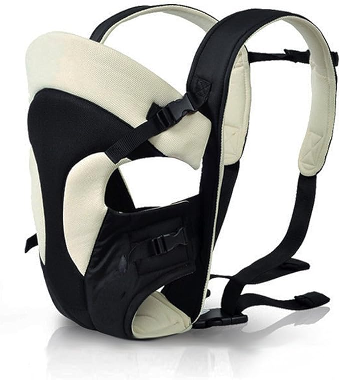 SONARIN New Safe and Comfortable, Reinforced Backback, Ergonomic All Season Multifunctional Breathable Baby Carrier, Growing Child, Various Places, Best Baby Gift (Beige) - NewNest Australia