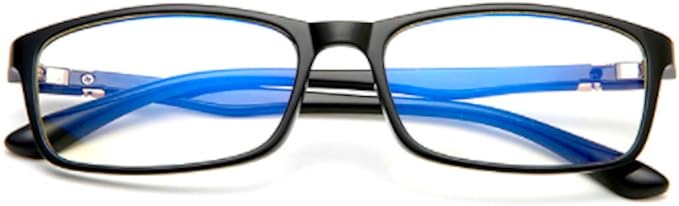 FREESE Men's Ultra Lightweight 0.6 oz (16 g), Designer Fashion Glasses, Shape Memory, Blue Light Reduction, PC Glasses, Square - NewNest Australia