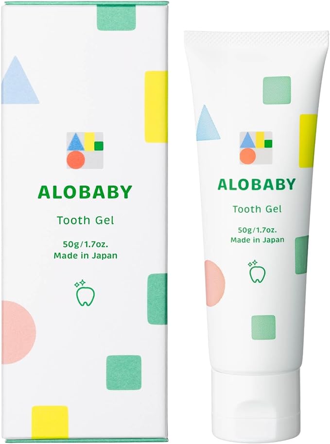Allobaby Toothpaste Gel, 1.8 oz (50 g), Orange Toothpaste, Fluorine-free, For Babies, Children, Organic - NewNest Australia