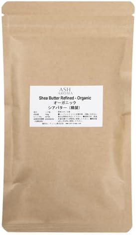 ASH AROMA Shea Butter Refined Organic, 3.5 oz (100 g), 1 Pack (Additive-Free, Vegetable) - NewNest Australia