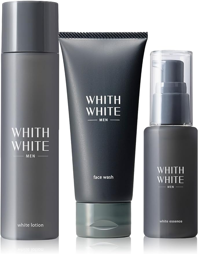 Phis White Men's Skin Care Set, Quasi Drug, Whitening, Lotion, Face Cleansing, Serum (Acne and Stain Prevention) - NewNest Australia