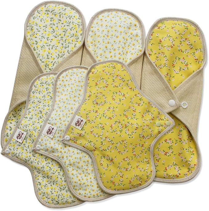Fabric Napkins, Waterproof, Set of 3, Lace Flower Beige, Organic Cotton (Skin Face: Fluffy Mesh) - NewNest Australia
