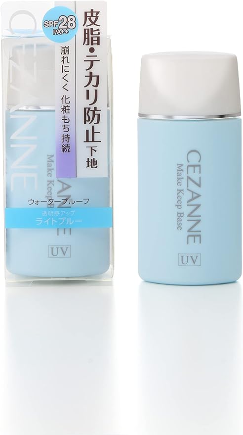 Cezanne Sebum and Shine Preventing Base Light Blue 30ml Anti-shiny/Break-resistant Makeup Base Single Item - NewNest Australia