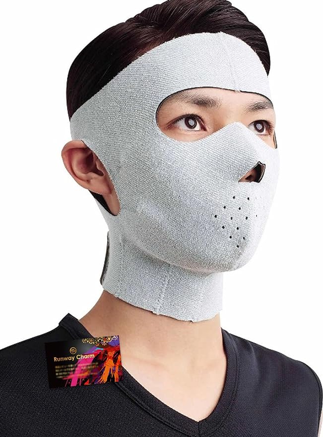 NEIGHBOR CLOWN Men's Sleeping Germanium Belt, Unisex, Small Face, Sagging, For Men, Facial Equipment, Beauty Product, RC Sticker Included - NewNest Australia