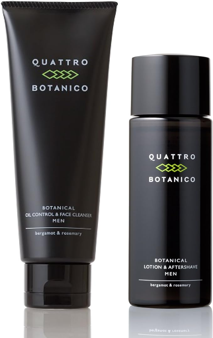 Quattro Botanico (Men's Lotion & Facial Cleansing) Botanical Lotion & Face Cleanser, Limited Time Limited, Men's Cosmetics, Sebum and Shine - NewNest Australia