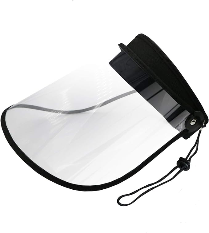 Figfly Rain Visor, UV Protection, 90% Rain Clear Visor, Eye Media, Transparent, Stylish, Rain Gear, Bicycle, Wide Brim - NewNest Australia