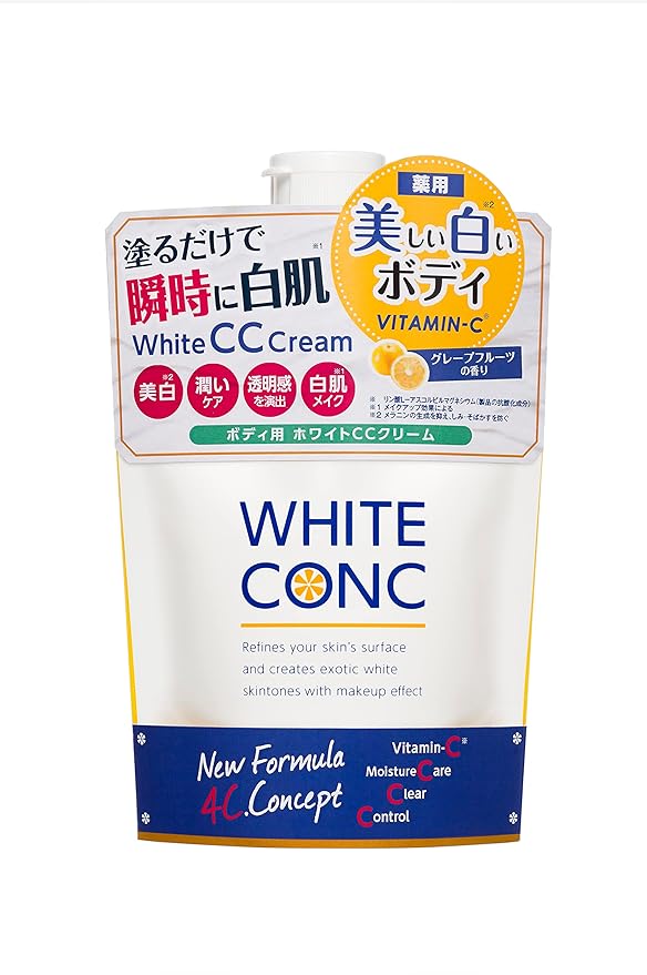 White Conch Whitening CC CII 200g〈CC Cream for whole body, for face, whitening, grapefruit scent, moisturizing, tone up, genuine product, > - NewNest Australia
