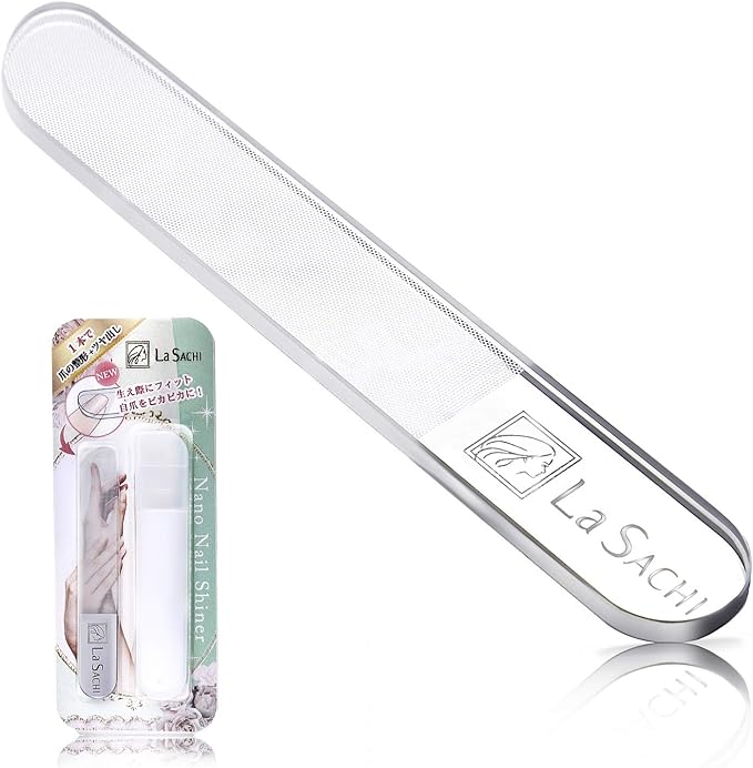 La SACHI New Glass Nail File Created by Nano Technology, Nail Polish, Nail Care, Nail Shiner, Nail Polisher, Nail File (Nails) - NewNest Australia