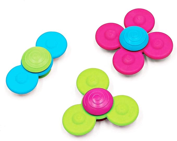 Fat Brain Toys FA210-1 Silicone Baby Toy Worry Squiggs, Teeth, Comes with Suction Cup - NewNest Australia