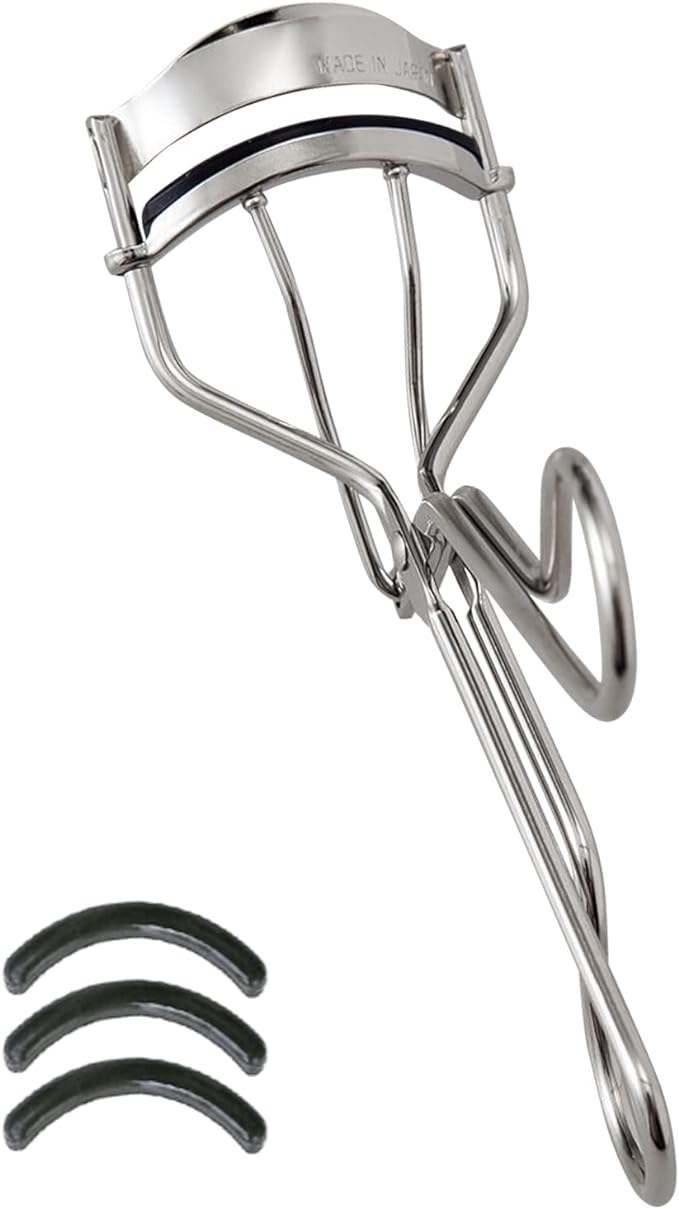 Single Layer Sagging Eyelash Curler for Eyelids, Root, Eyelashes, Raised Chevron Shape, Silicone Rubber, Non-Breaking, Replacement Rubber 3 Pieces - NewNest Australia