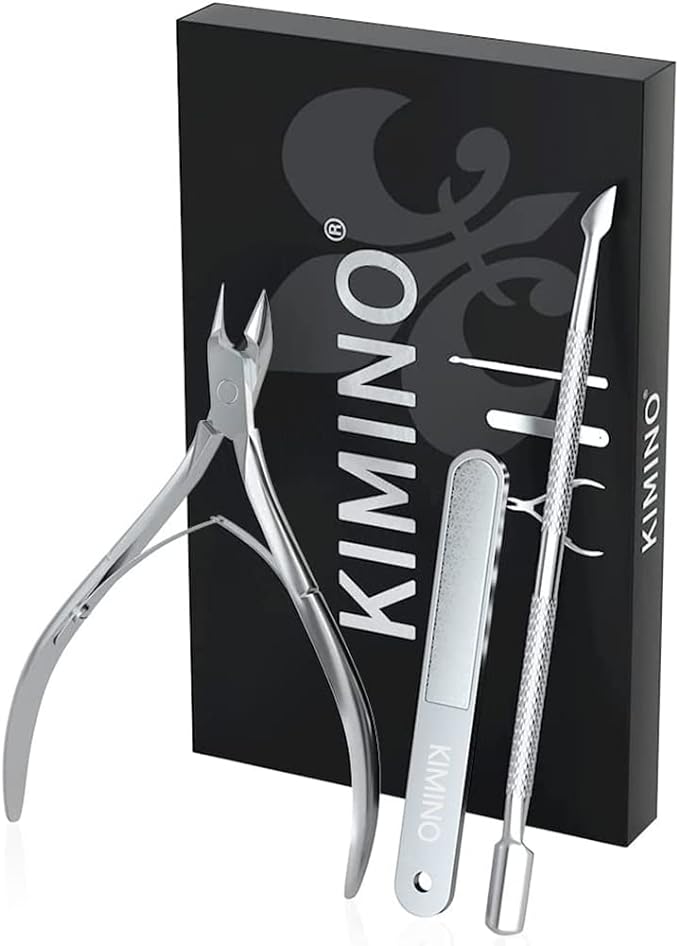 Cuticle Nipper, KIMINO Nail Nipper, Nail Grade, Cuticle Care, Cuticle Nipper, with Pusher, Manicure, Pedicure & Cuticle Tool - NewNest Australia