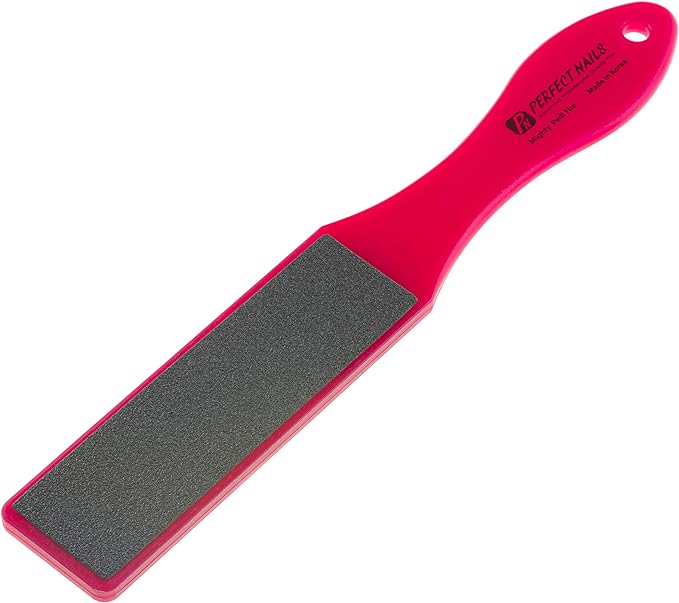 PERFECT NAILS Foot File, Foot Care, File, Waterproof, Exfoliating, Exfoliating, Heel Bath, (Red) - NewNest Australia