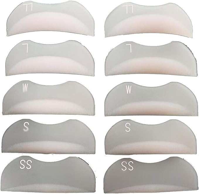 [Self Eyelash Perm Set, Rod Type, 5 Sizes, 10 Piece Set] Kit, Lot Eyelash Perm, Eyelash Curl, Tweezers, Matsueku, Eyelash Bureauer, Eyelash Extension, 3D Lash, Volume, Layer, Flare, 3D Layer, 3D - NewNest Australia
