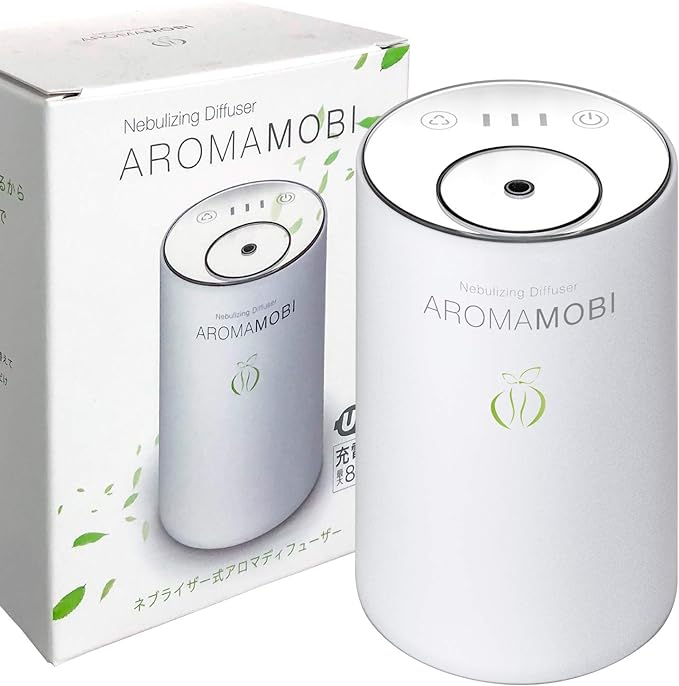 funks AROMA MOBI Rechargeable Aroma Diffuser Nebulizer White - NewNest Australia