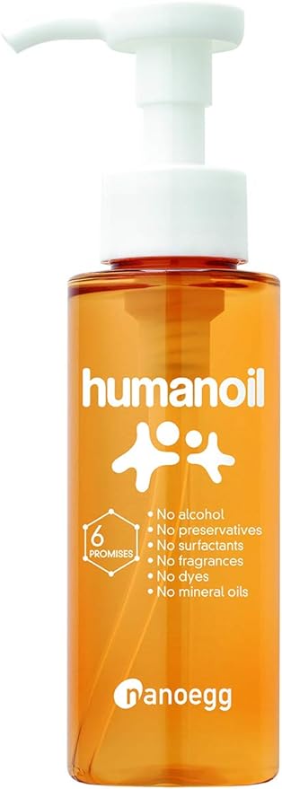 NANOEGG Humanoile 3.4 fl oz (100 ml) Baby Oil, Hair Oil, Pump Type, Additive-free, Full Body Baby Mom - NewNest Australia