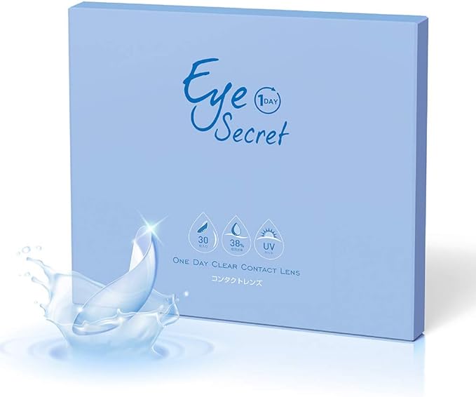 Eye Secret 1 Day 30 Pieces Eye Secret 1 Day Contact Lenses [Altitude Compatible] [Water Content 38.0%] [UV Protection] (PWR-3.00) - NewNest Australia