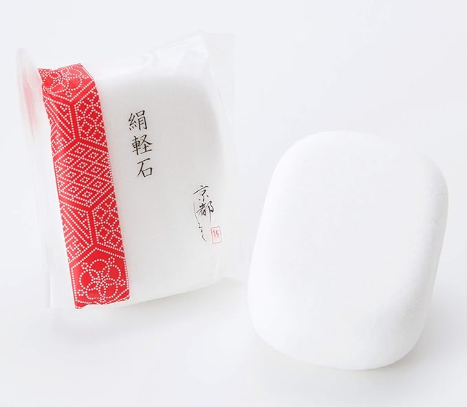 Kyoto Shiruku Silk Pumice Stone Set of 2 [Moisturizing Ingredient Silk Powder Formulated] / Silk Pumice Stone for Smooth Barefoot Heel Kili Heel Smooth Pumice Stone Mother's Day - NewNest Australia
