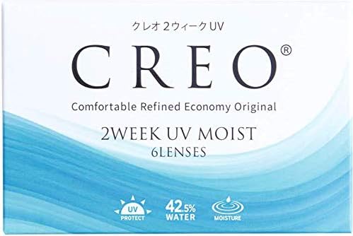 Creo 2 Week UV Moist 6 Sheets 1 Box (2 Week Disposable Contact Lenses) [BC] 8.7 [PWR] -3.25 - NewNest Australia