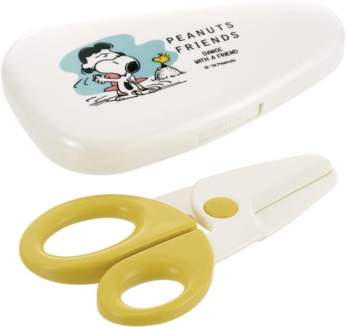Richell Peanuts Collection Baby Food Scissors (Case Included) - NewNest Australia