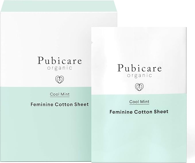 Puvicare Organic Feminine Cotton Sheet Cool Mint 20 Count - NewNest Australia