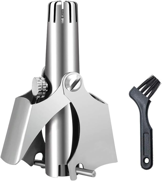 Nose Hair Cutter, Manual, Etiquette Cutter, Easy to Clean. Easy to Carry! Won't Damage Your Nostrils! Safety! Keeps Your Body Clean and Clean! Spring is Durable! (Batteries Not Required), Cleaning - NewNest Australia