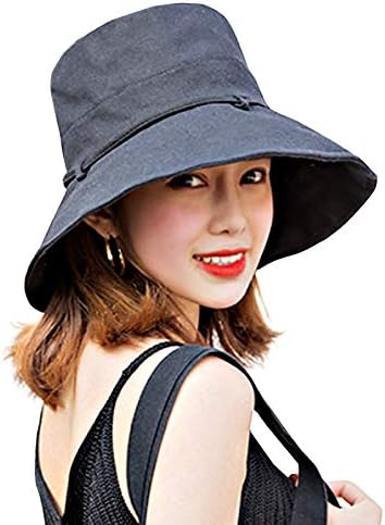 Ksakura Women's UV Protection Hat, Sun Hat, Sun Protection, Heatstroke Prevention, Foldable, Wide Brim, Lightweight, Stylish, Cute, Women's Hat, Travel, Sun Shooting, Sea, Summer, Actress Hat, Small Face Effect - NewNest Australia