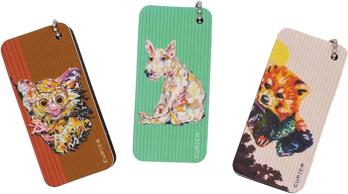 Kyupika Nails Painting! Animal Set of 3, Easy 2 Steps to Shine Beautiful Nails, Nail Shiner, Nail Polishing, Eyeglass Monkey, Bull Terrier, Red Panda - NewNest Australia