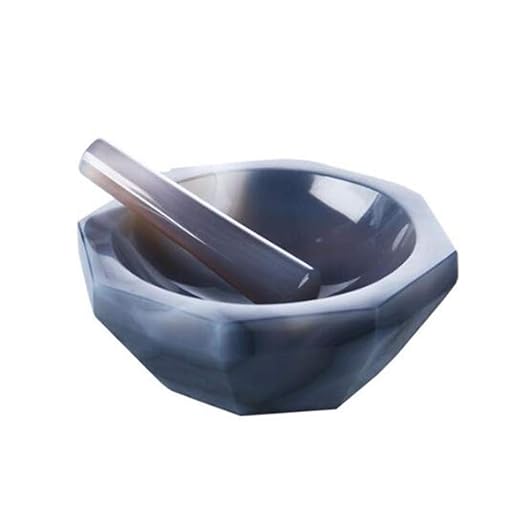 BMGAINT Manual Mortar and Pestle Set-Agate Mortar Set for Agate Mortar Lab Grinding with Pestle (50MM) - NewNest Australia