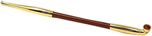 Tsuge Tsuge Flue Pipe Metal Kisel Kaifuku Hookah, Large, Gold, Silver, Golden, Silver, gold - NewNest Australia
