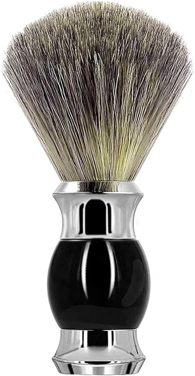 Men's Badger Beard Brush, Shaving Brush, Barber, Facial Cleansing, Shaving, 1 Piece - NewNest Australia