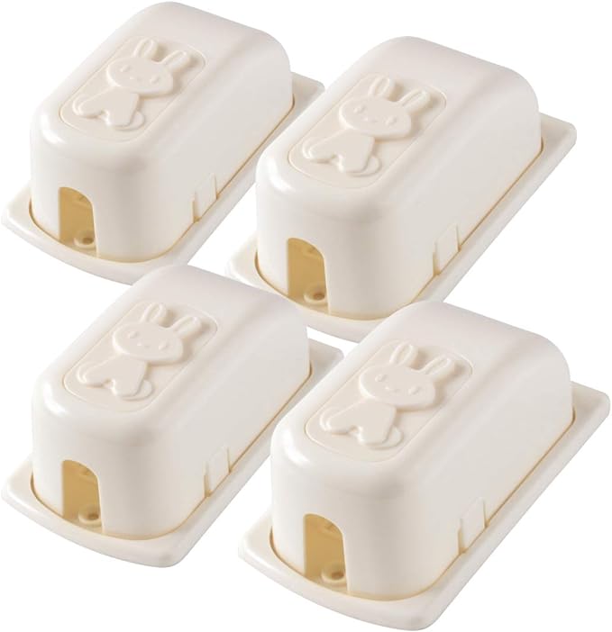 Mischief Prevention Outlet Cover Set of 4 for Babies, Children, Baby Outlet Guard, Baby Guard - NewNest Australia