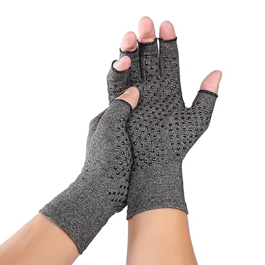 KYNCILOR Joint Protection Gloves - Men Women Compression Hand Gloves for Osteoarthritis and Rheumatism Rehabilitation Training - Joint Relief - Carpal Tunnel Wrist Support (Gray, S) - NewNest Australia