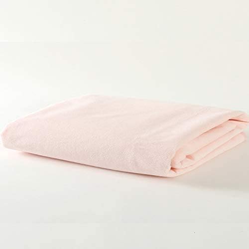 Ixsu 100% Cotton Waterproof Bedwetting Sheets Eco Size 80x130cm 1 Piece (Pink) Waterproof Sheet Thick Baby Nursing - NewNest Australia