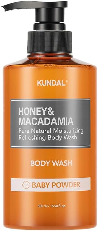 KUNDAL Pure Body Soap, Baby Powder, 16.9 fl oz (500 ml), #Baby Powder - NewNest Australia