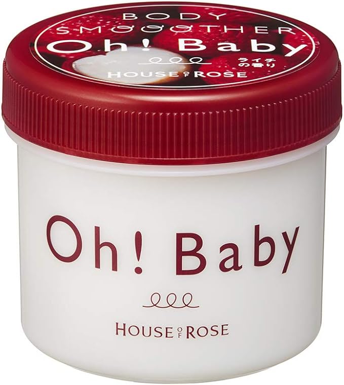 House of Rose Body Smoother, LC (Litchi Scent), 7.1 oz (200 g) / Body Scrub, Body Care, Massage, Fruits, Hot Spring Water, Elbows, Knees, Heels, Buttocks, Blackheads, Horny, Made in Japan, Present for - NewNest Australia