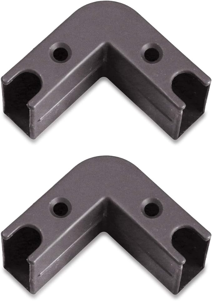 RiZKiZ Joint Parts for Wooden Playpens, Elbow Joint, Set of 2 [Corner / L Shape/Dark Brown] Size and Shape Re-combinable, Easy Installation - NewNest Australia