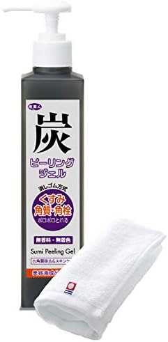 Azuma Shoji [Price As It Is With Imabari Towel] Charcoal Peeling Gel, 9.1 fl oz (270 ml), Skin Care, Mukamago Skin Traveling Beauty - NewNest Australia