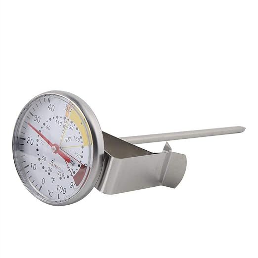 Coffee Thermometer, Stainless Steel Probe Instant Thermometer Kitchen Food Meat Milk Coffee Pointer Thermometer - NewNest Australia