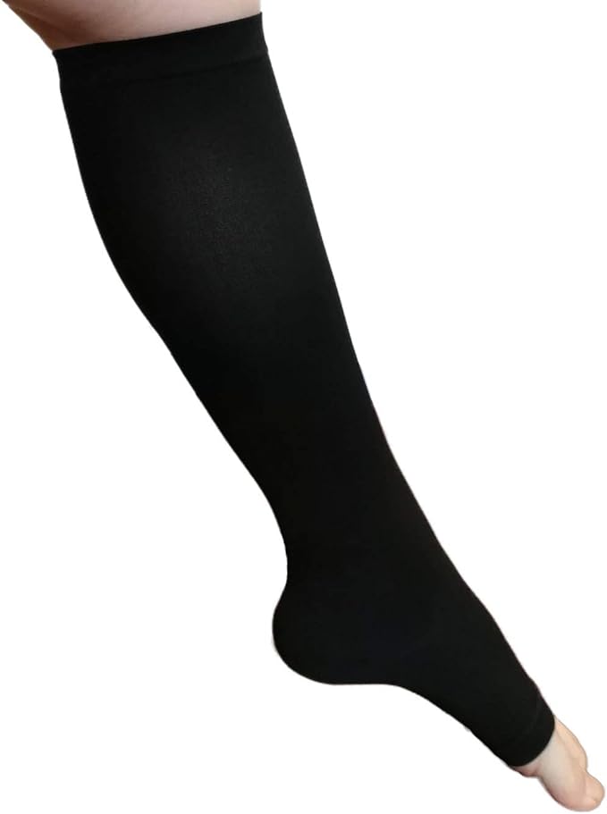 Dr.Feel Medical Elastic Socks Night - Made of skin-friendly cotton blend material - No toes for both feet (1 pair) - NewNest Australia