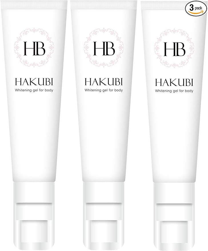 HAKUBI Hakubi (3 Sets) Dark Heads, Delicate Zone, Elbow (Elbow), Knee (Knee), Armpit, Nipple, Vio, Whitening Cream, , Made in Japan, 1.1 oz (30 g) - NewNest Australia